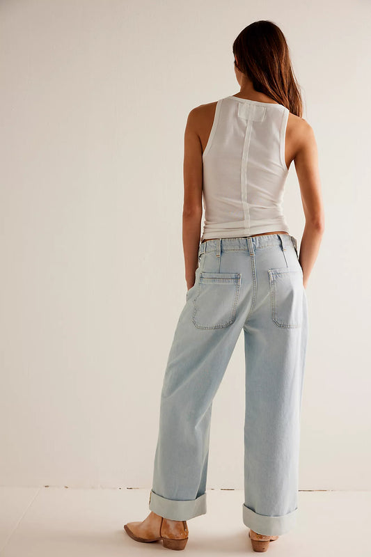 Palmer Cuffed Jean Daydream Blue