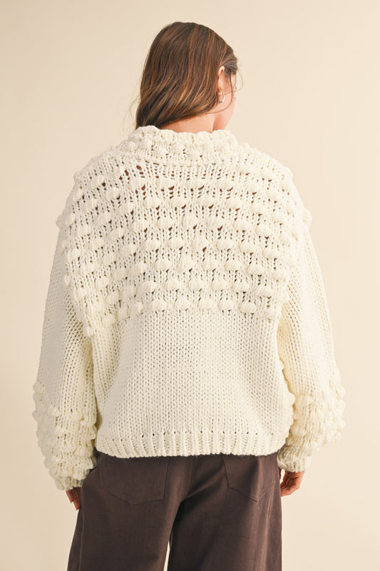 Baby Steps Tie Cardigan