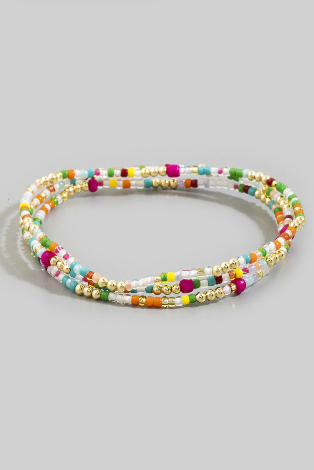 No Doubt Multicolor Beaded Bracelet Set