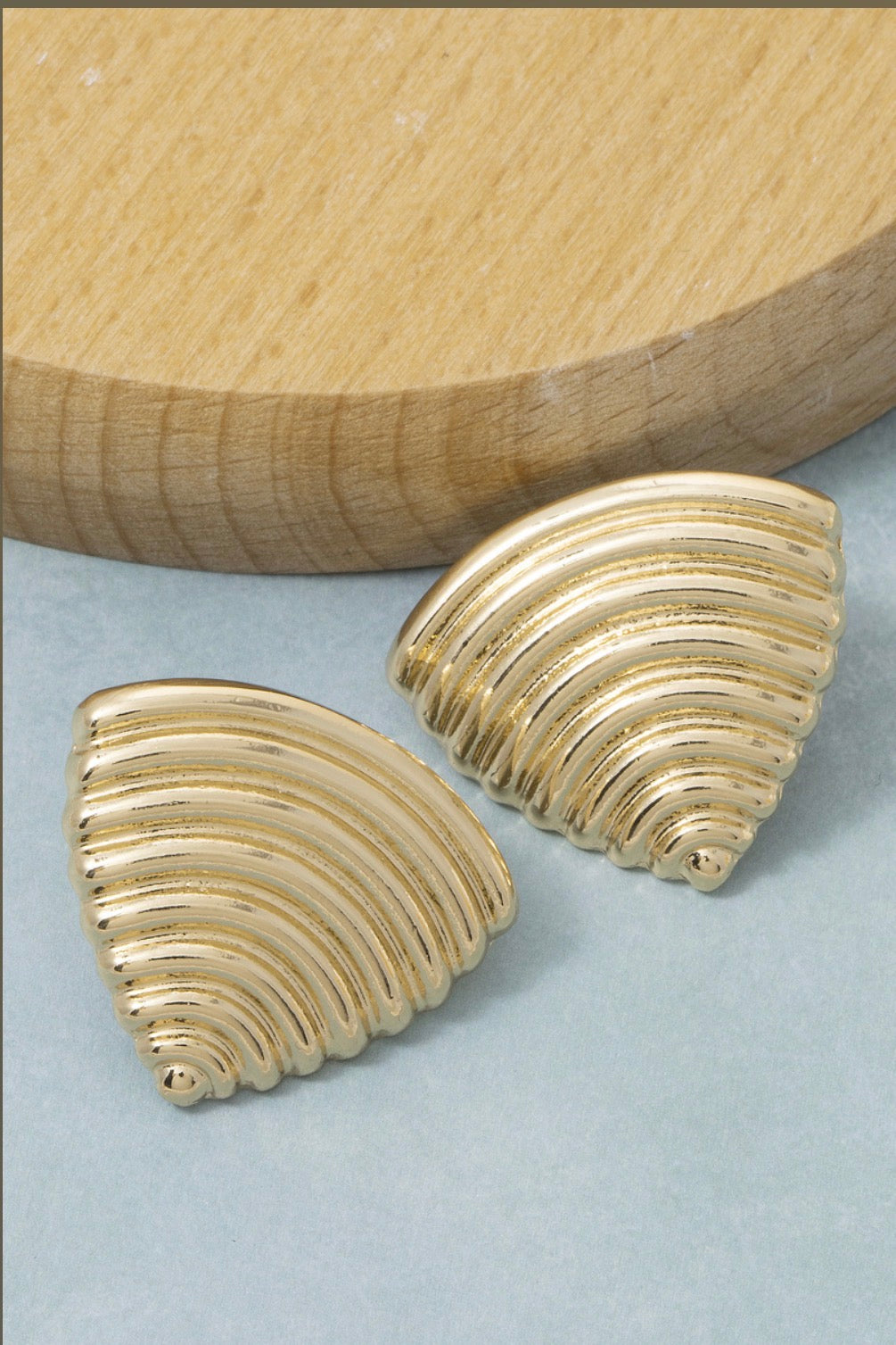 Take Me Home Ribbed Earrings