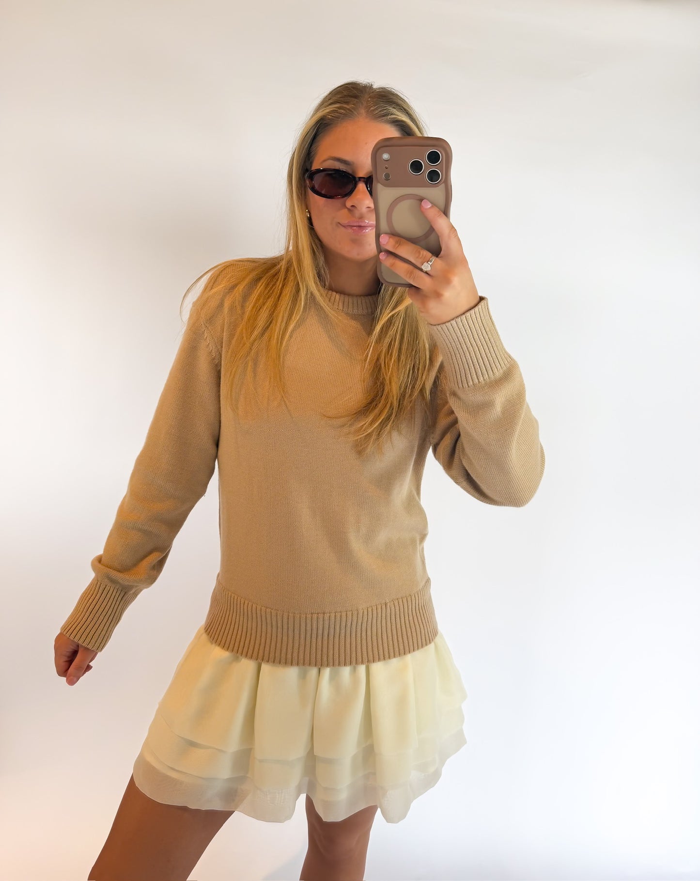 Kalyn Mixed Media Dress
