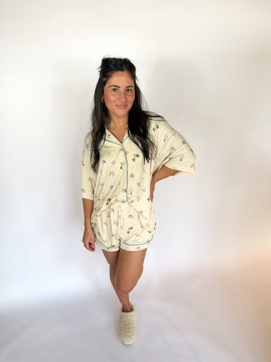 Do Not Disturb PJ Shorts