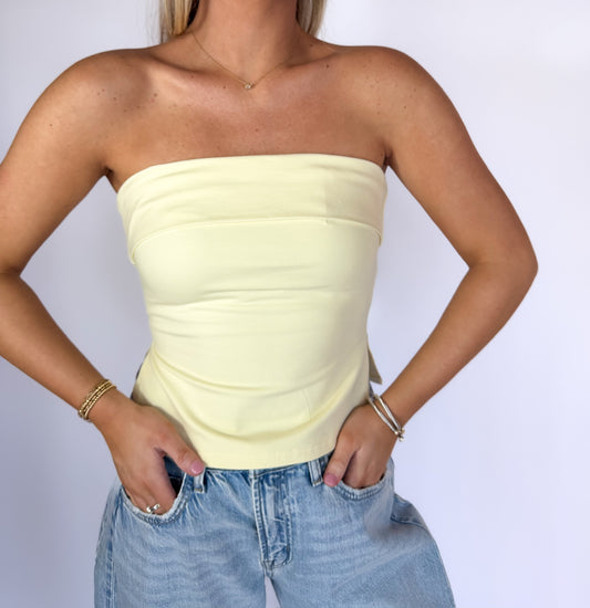 Close To You Strapless Top