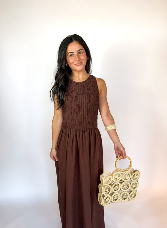 Juniper Linen Maxi Dress