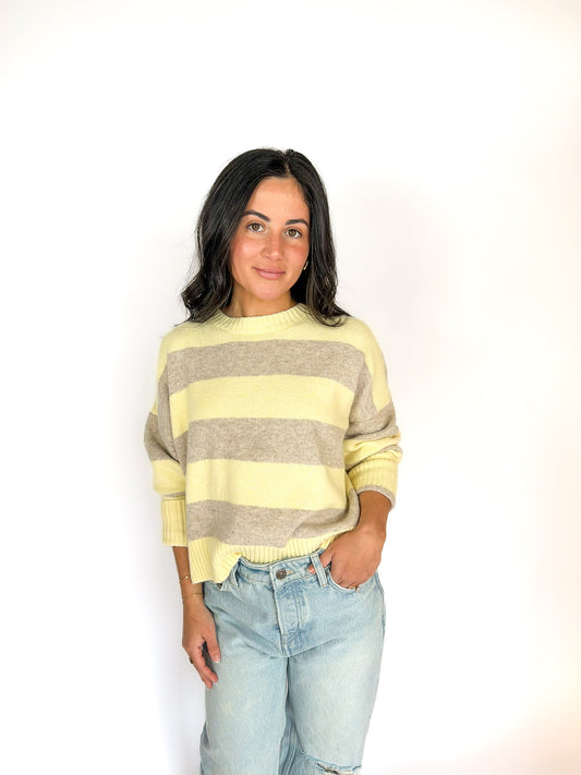 Cirrus Stripe Sweater Sunnyside