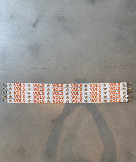 Vols Beaded Gameday Strap