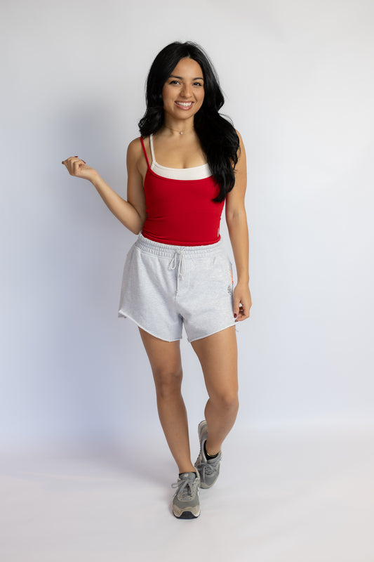 Knockout Short Heather Grey