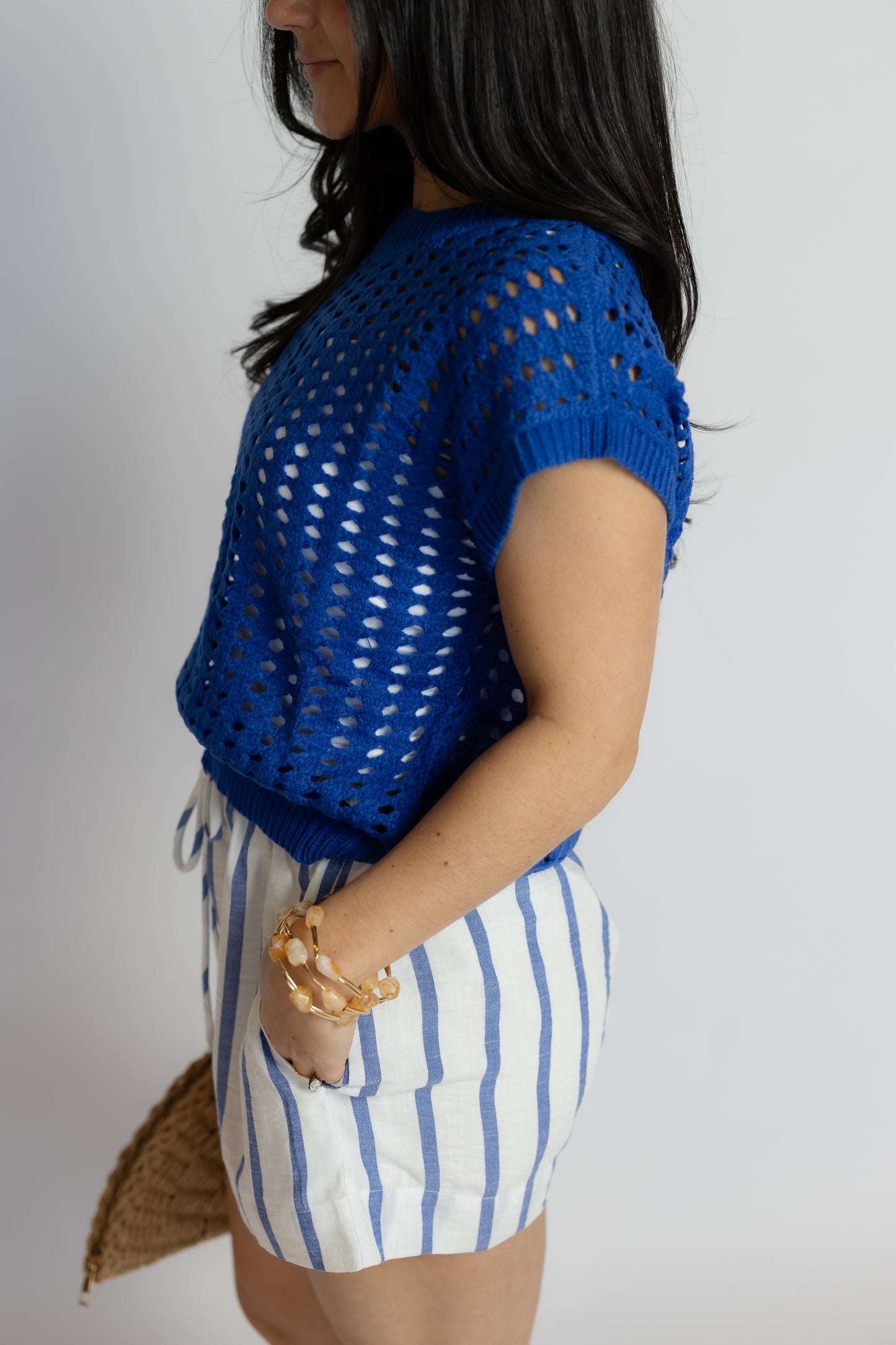 Elia Open Knit Pullover
