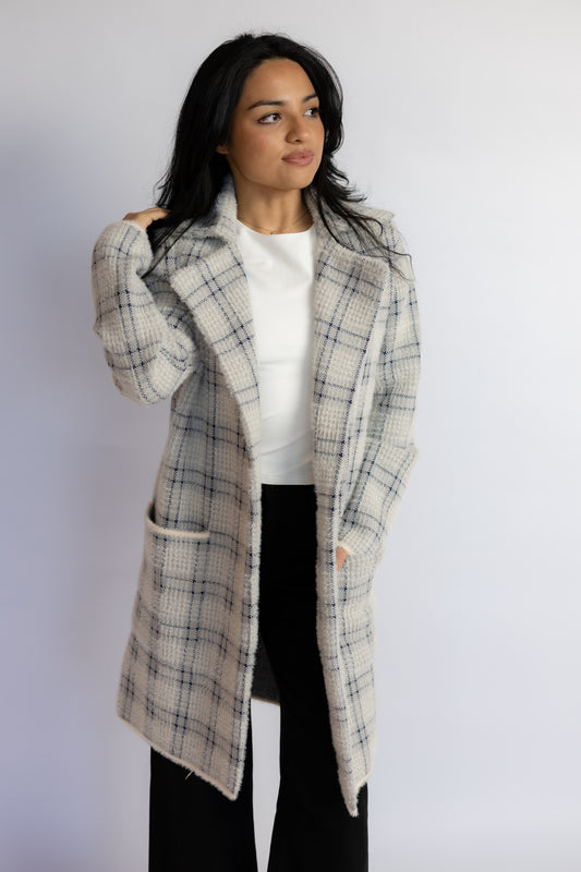 Marlo Plaid Coat