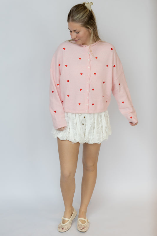 Heartstrings Button Cardigan