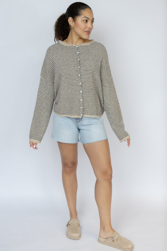 Robby Striped Cardigan