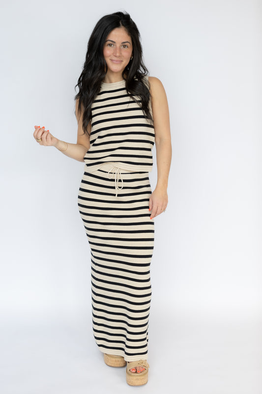 Emori Striped Muscle Tank