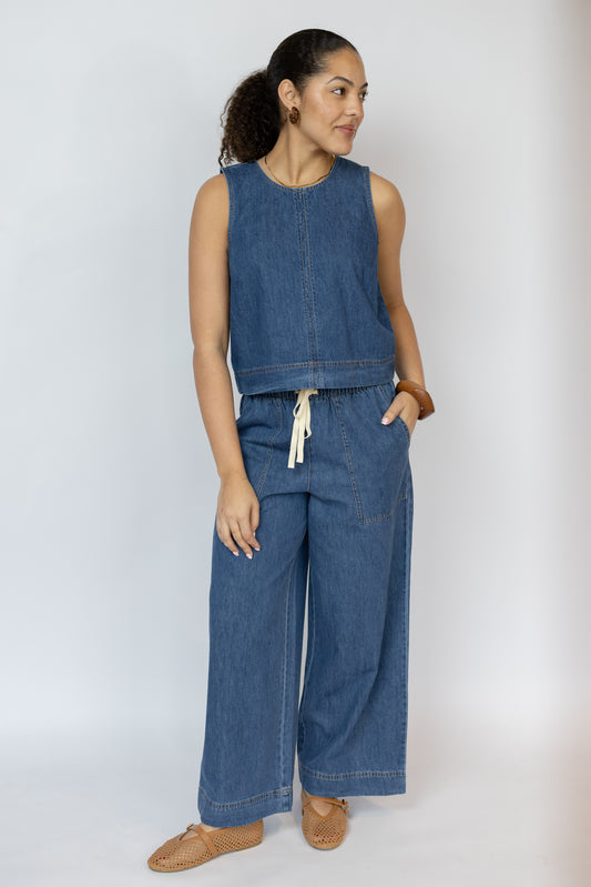 Daycation Denim Utility Pant