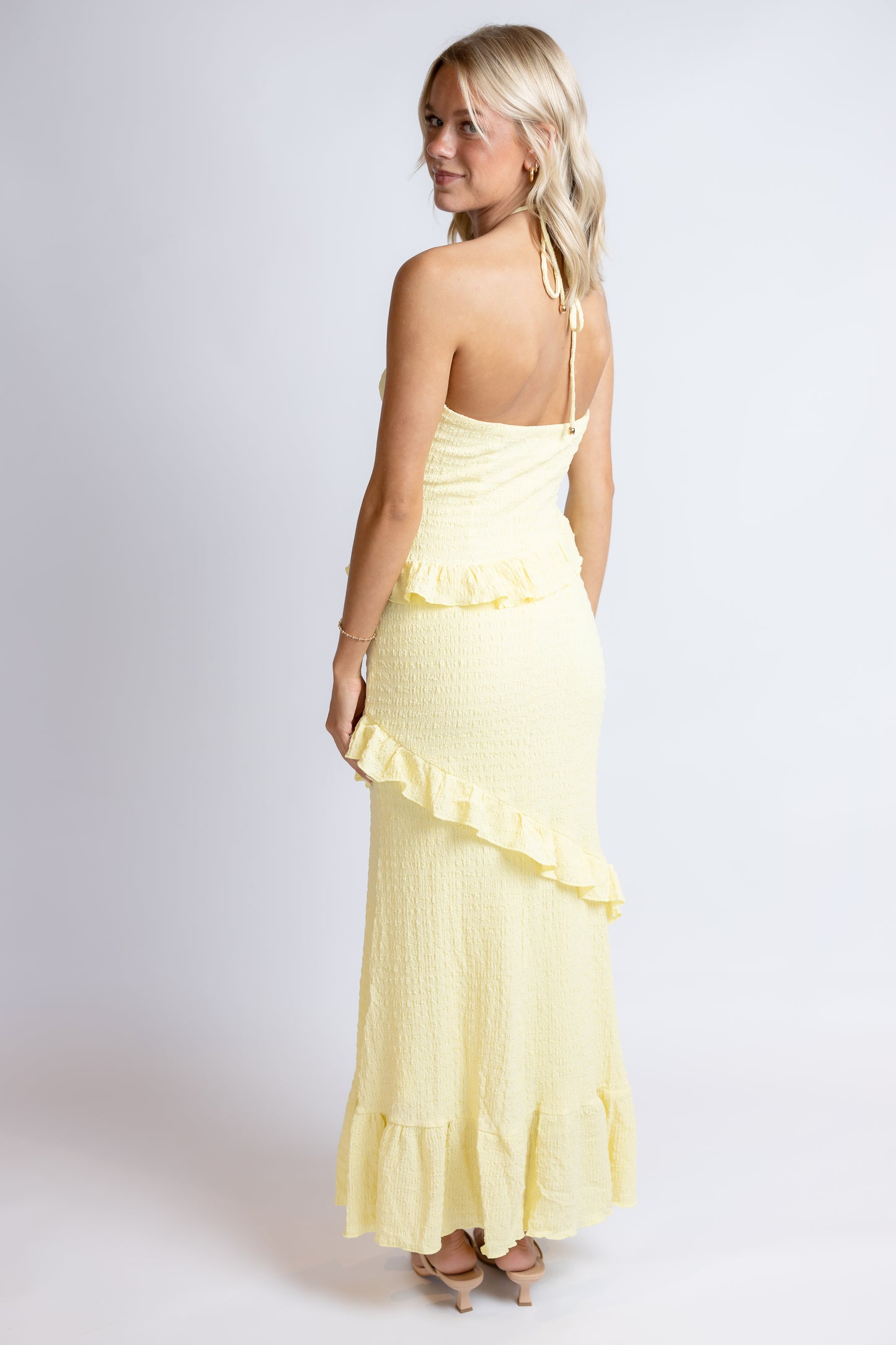 Sophia Crinkle Maxi Dress
