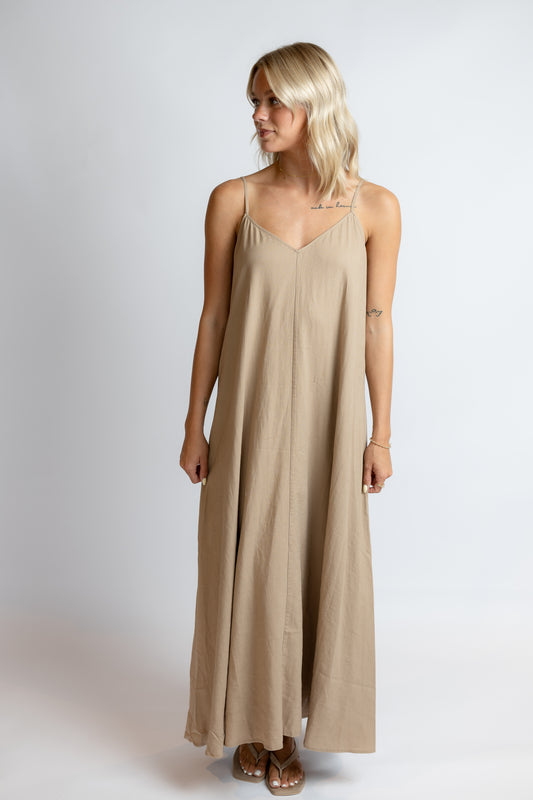 Sandcomber Midi Dress Taro
