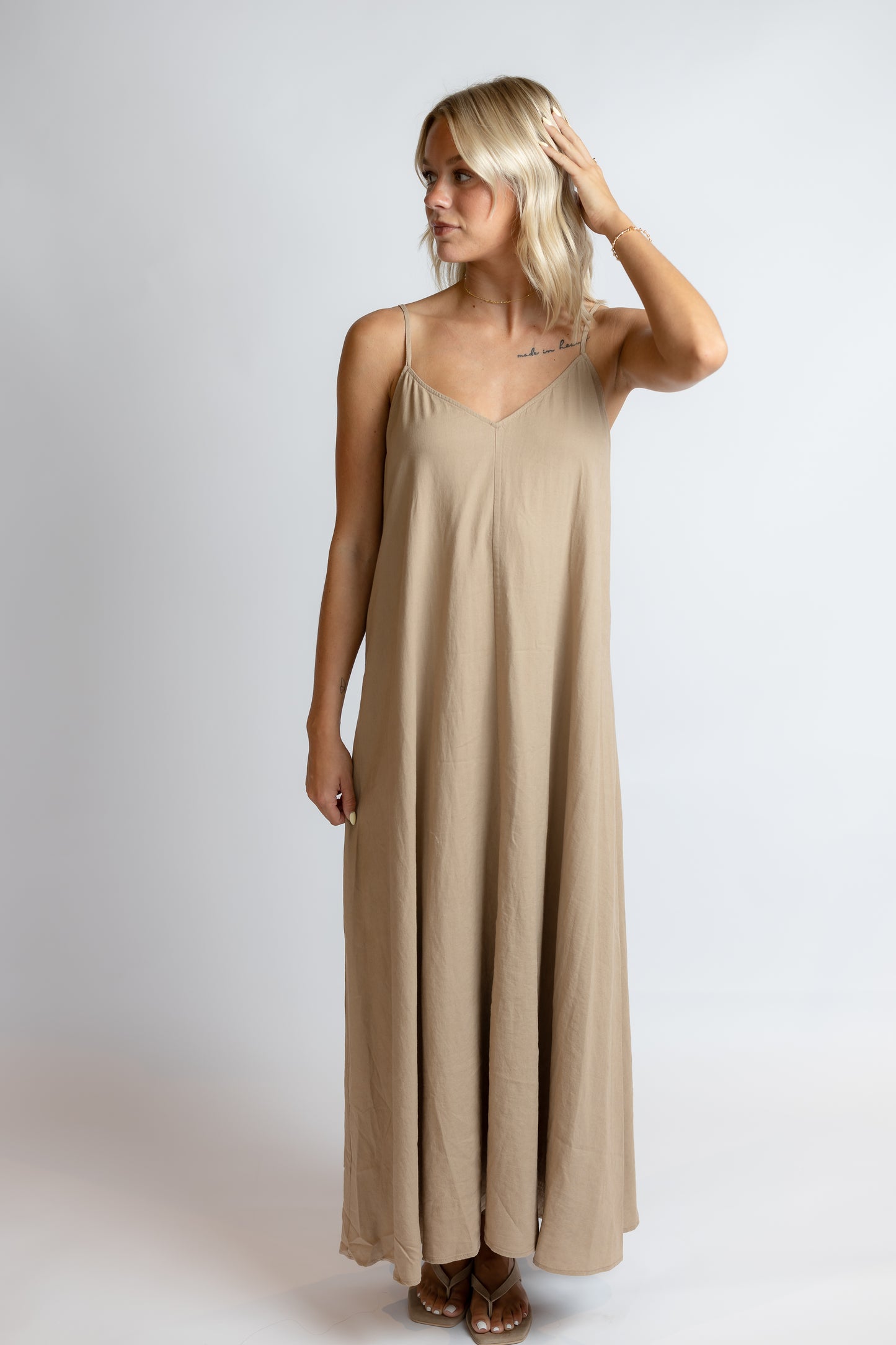 Sandcomber Midi Dress Taro
