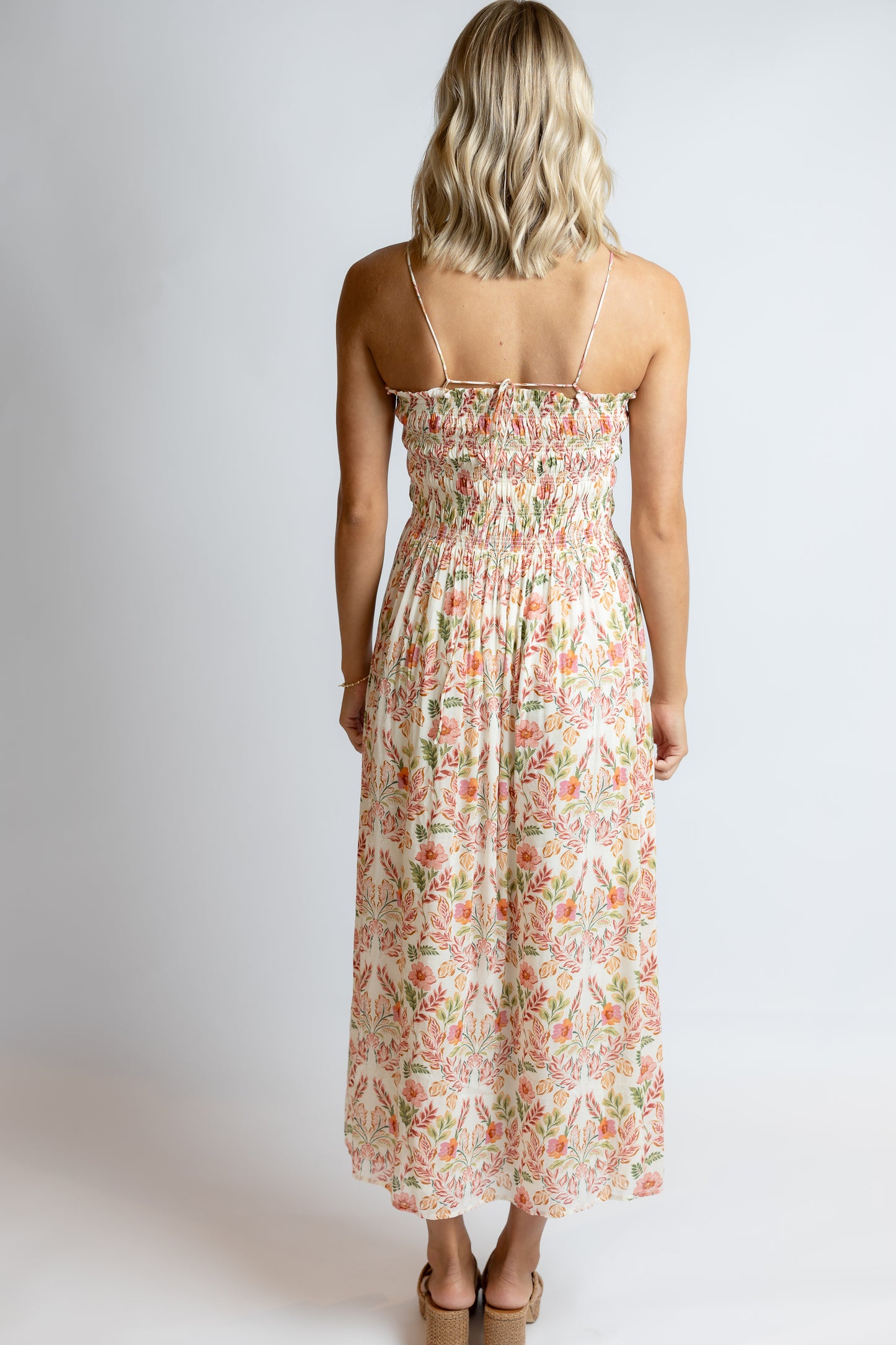 Cornelia Ami Floral Midi Dress Multi