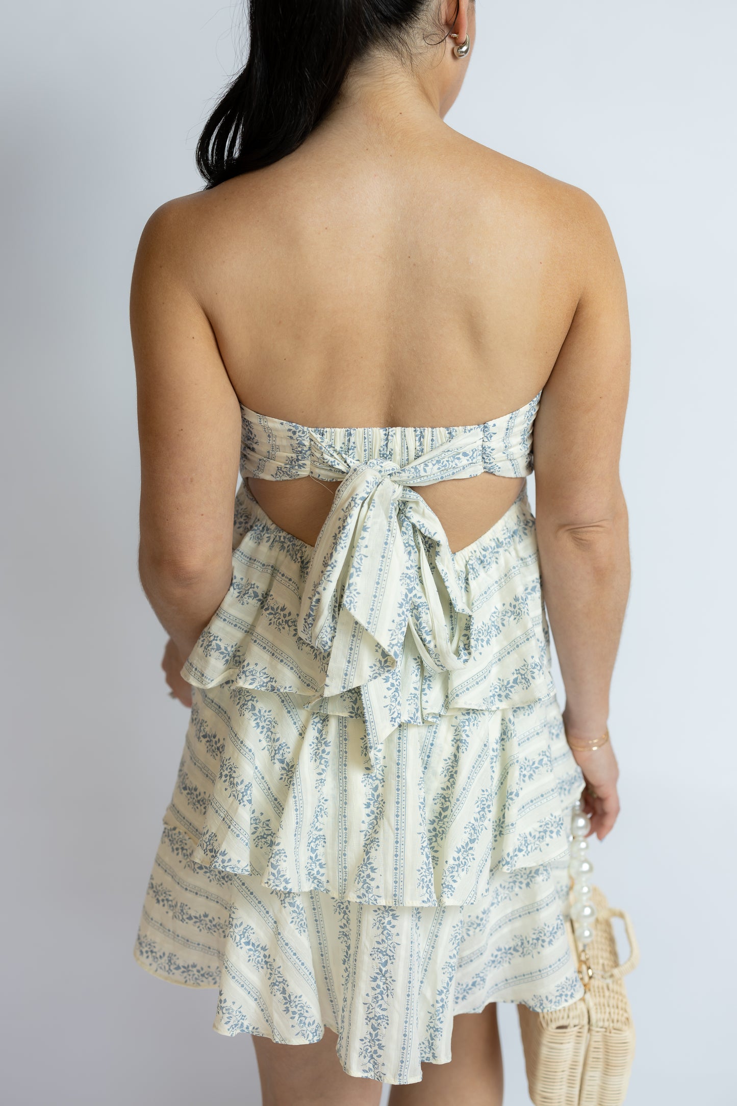Ocean Eyes Tiered Romper