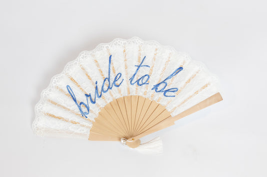 Bride To Be Lace Fan