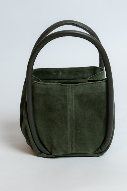 Barlow Bucket Bag Dark Olive