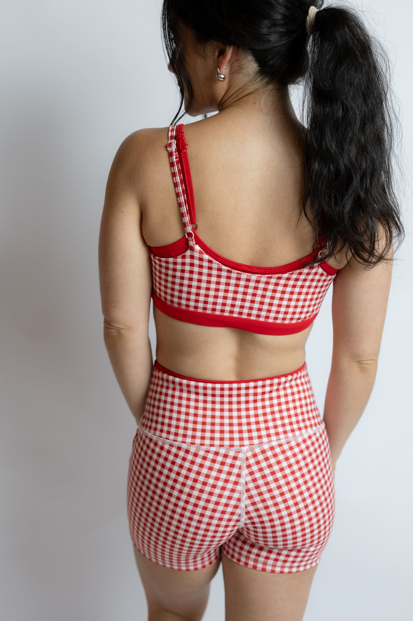 Get Going Gingham Bike Shorts