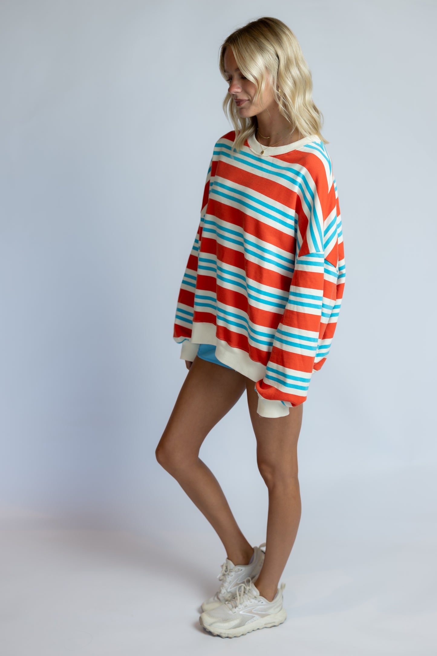 Fever Dream Striped Terry Top
