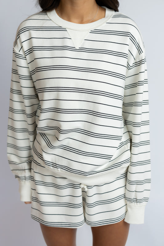 Stand Out Striped Sweatshirt