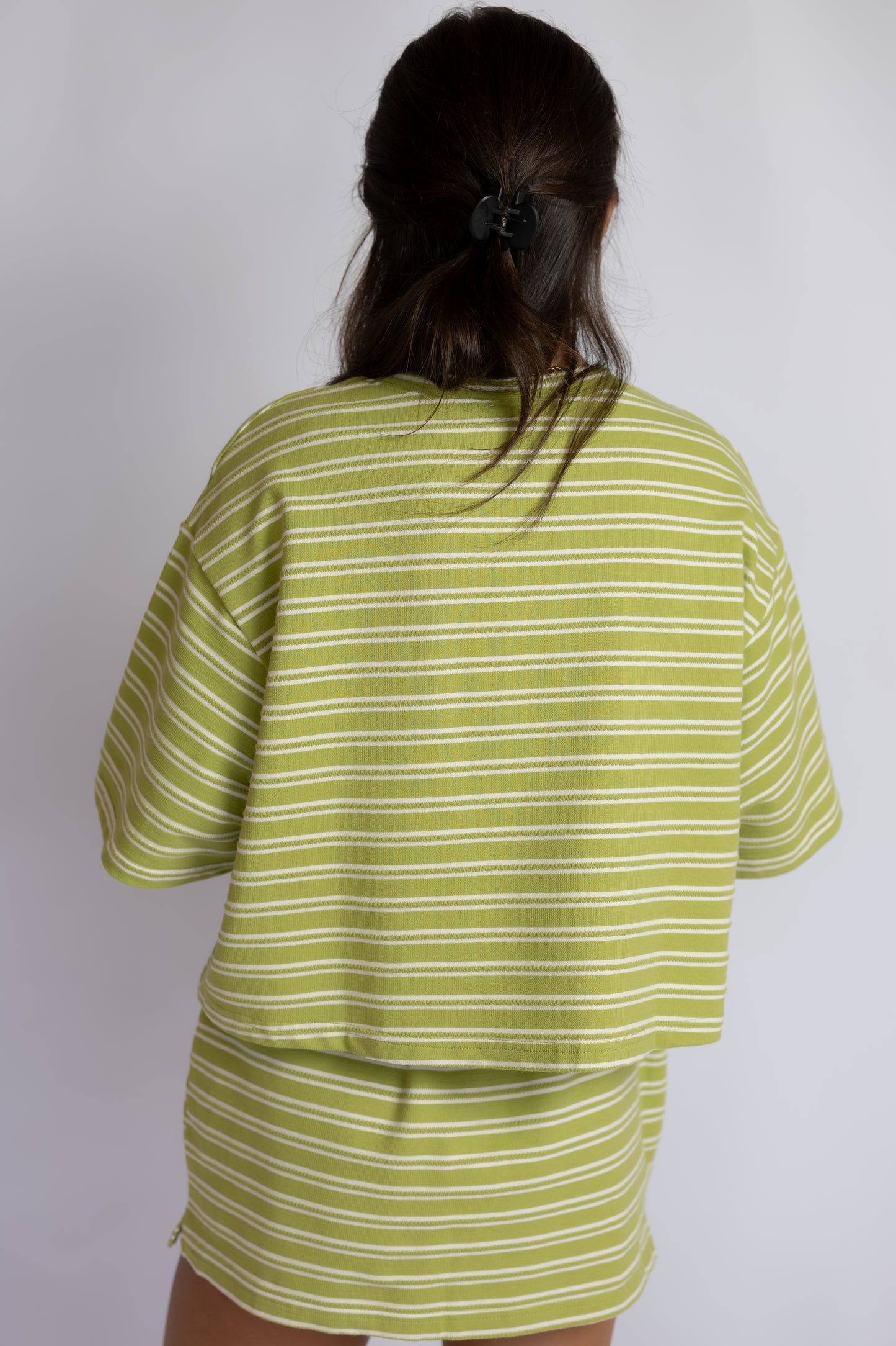 Kameron Striped Relaxed Skort