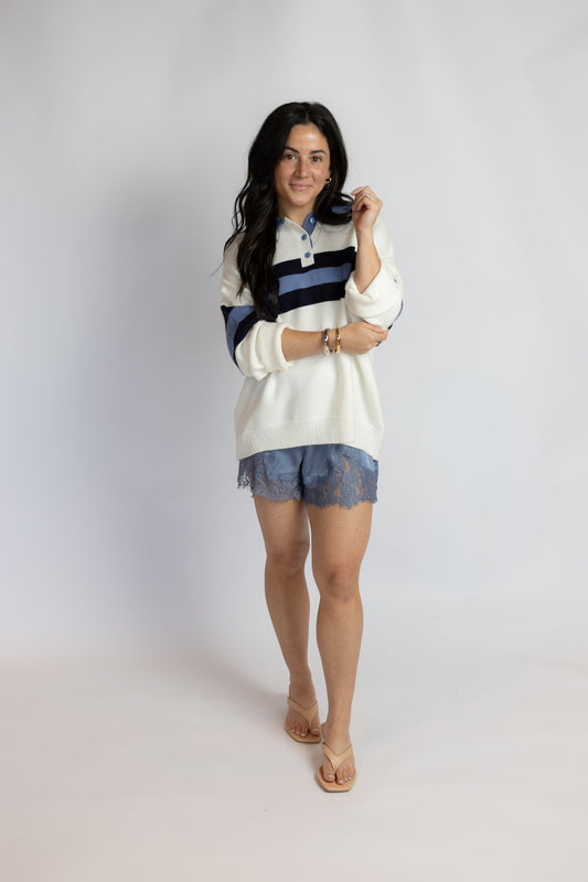 Montauk Rugby Knit Top