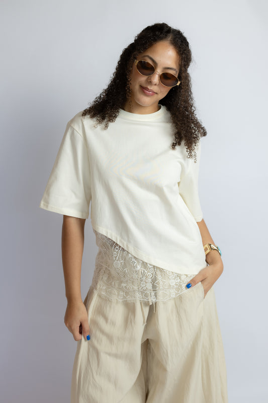 Camila Layered Lace Hem Top