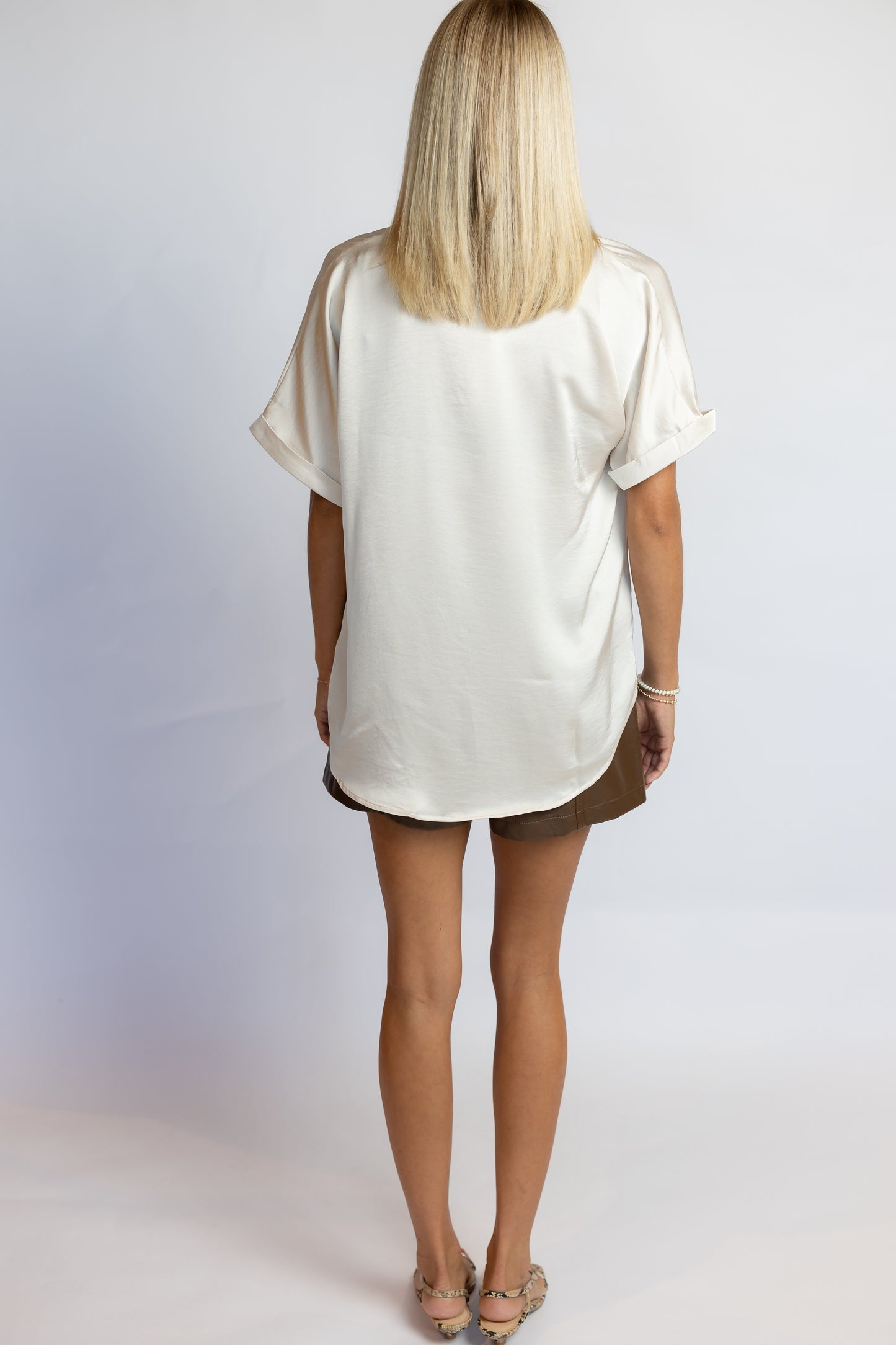 Carefree Satin Top