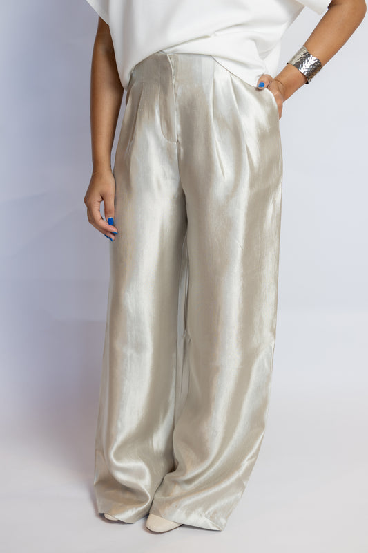 Working My Way Up Satin Pants