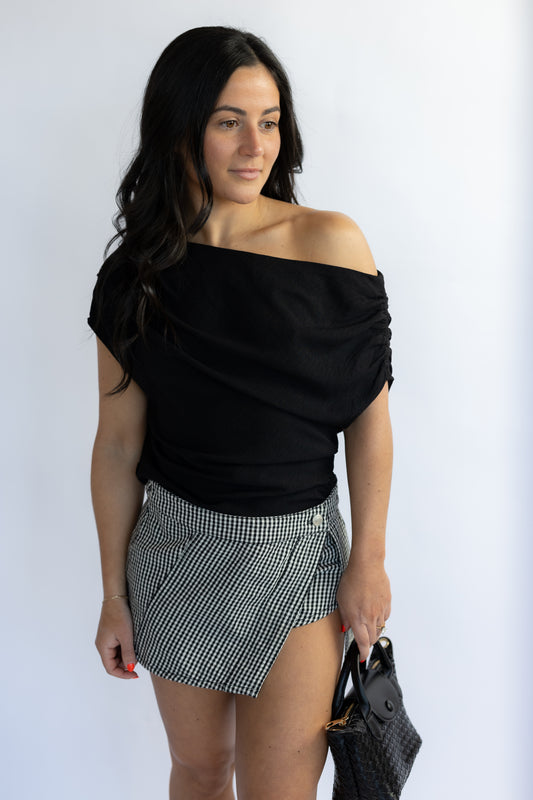 Georgie Gingham Micro Skort