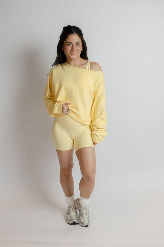 To The East Crop Pullover