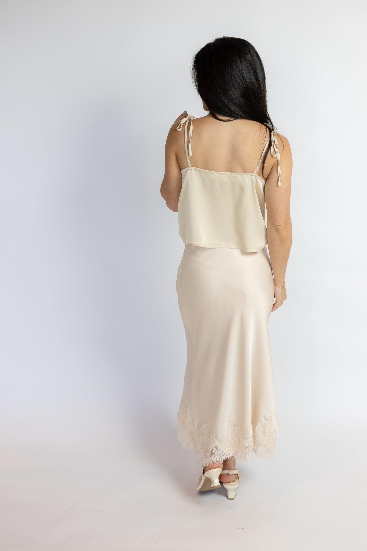 Clara Lace Midi Skirt