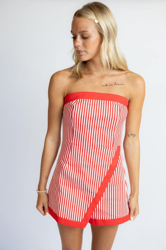All I Have Striped Romper