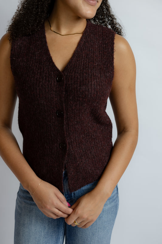 Warm Cider Sweater Vest