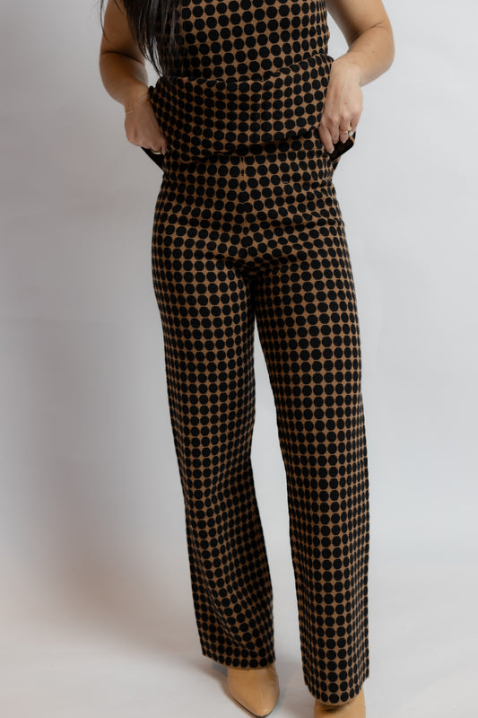 Mia Printed Knit Pant