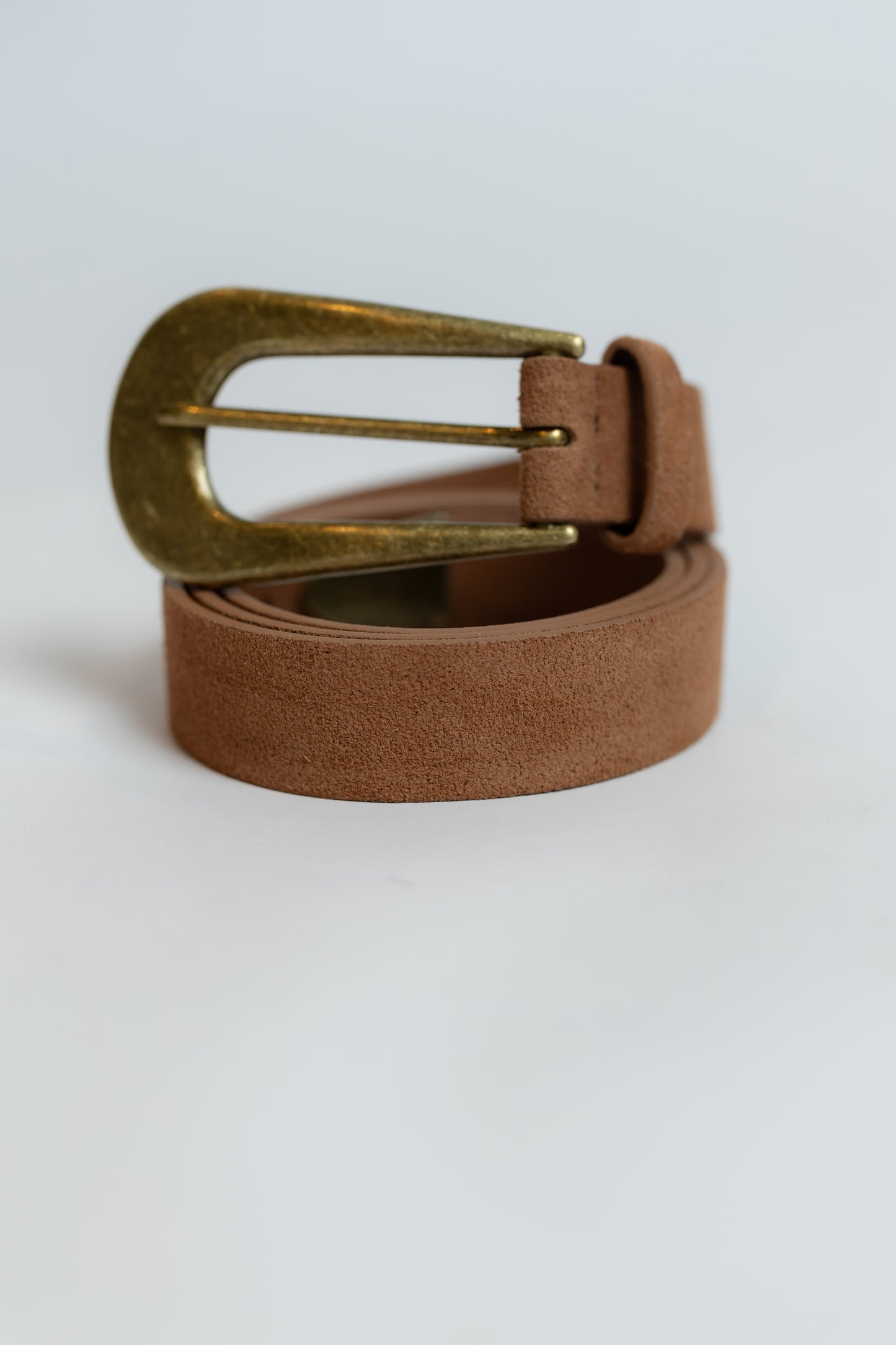 Cannon Suede Belt Cognac
