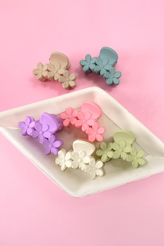 Petal Charm Hair Clip Set