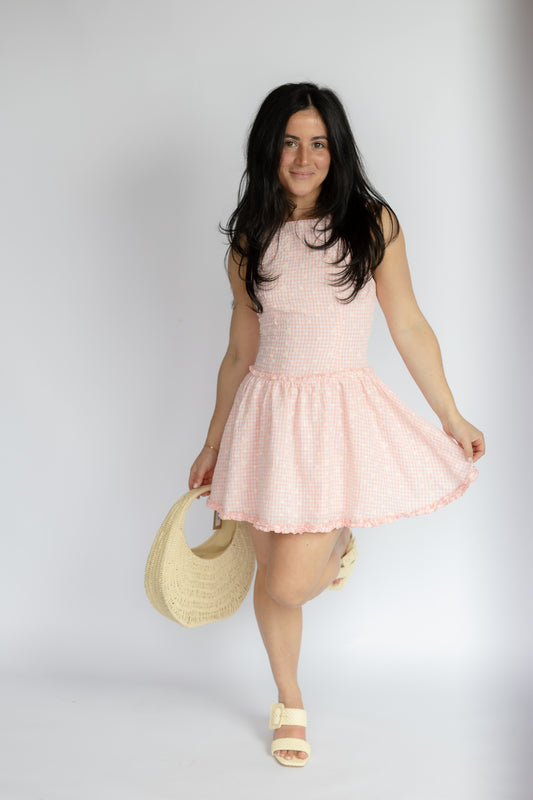 Tinsley Gingham Mini Dress