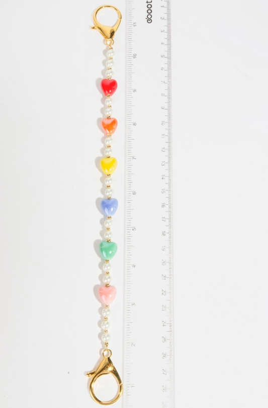 Just Might Heart Bag Chain