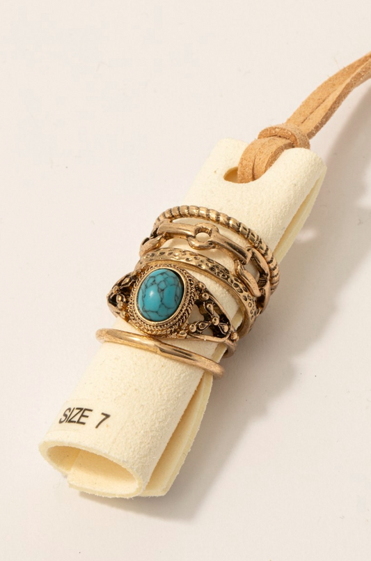 Set In Stone Rings Set