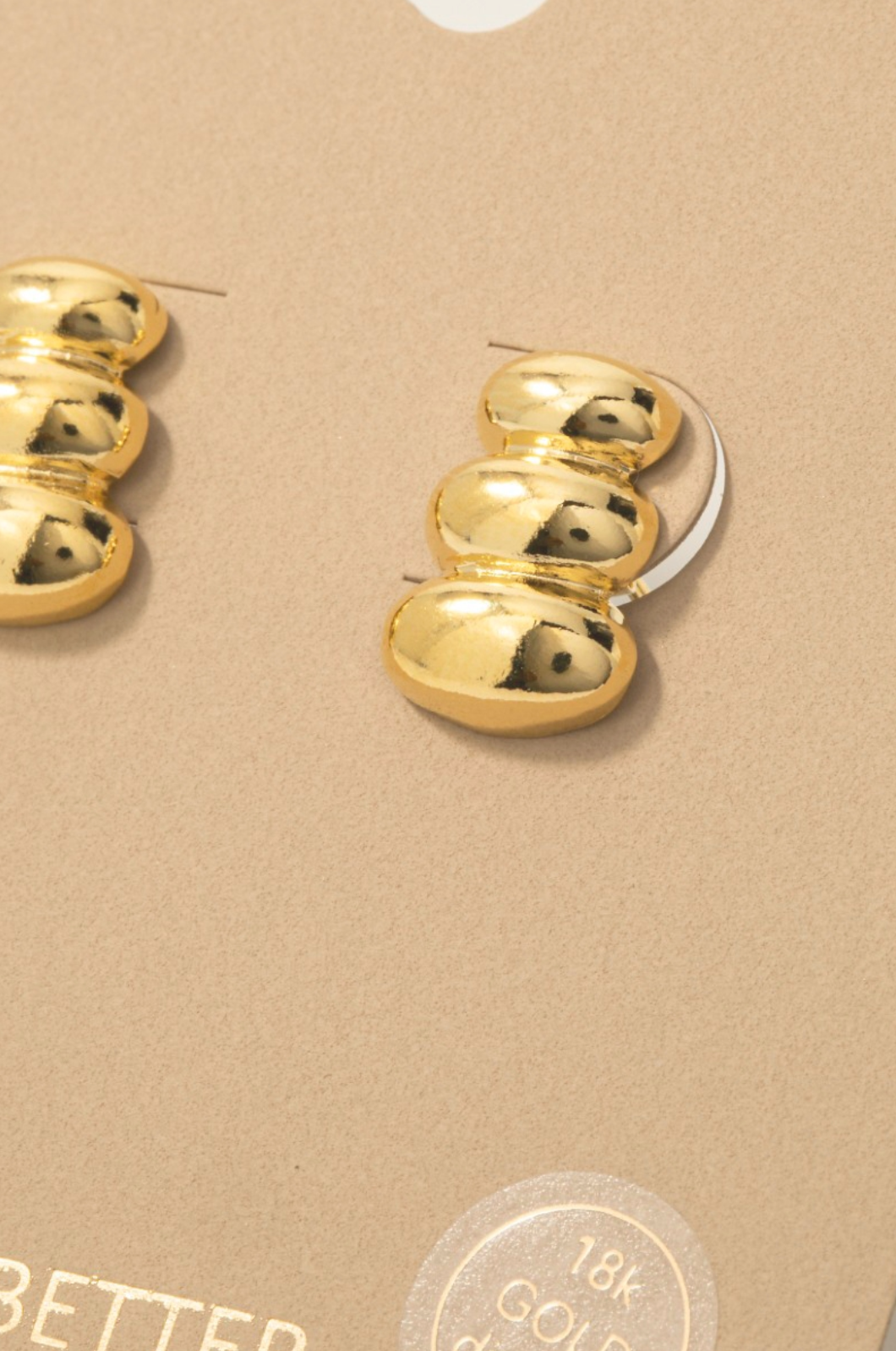 Never Forget You Tiered Earrings