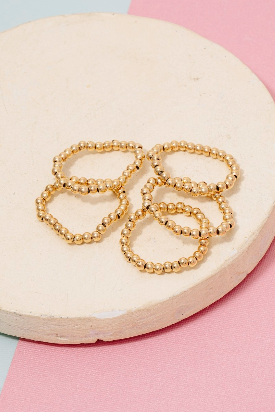 Amy Beaded Rings Set