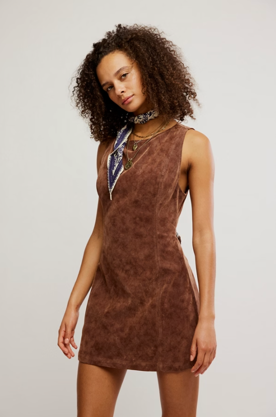 Atlas Suede Mini Dress