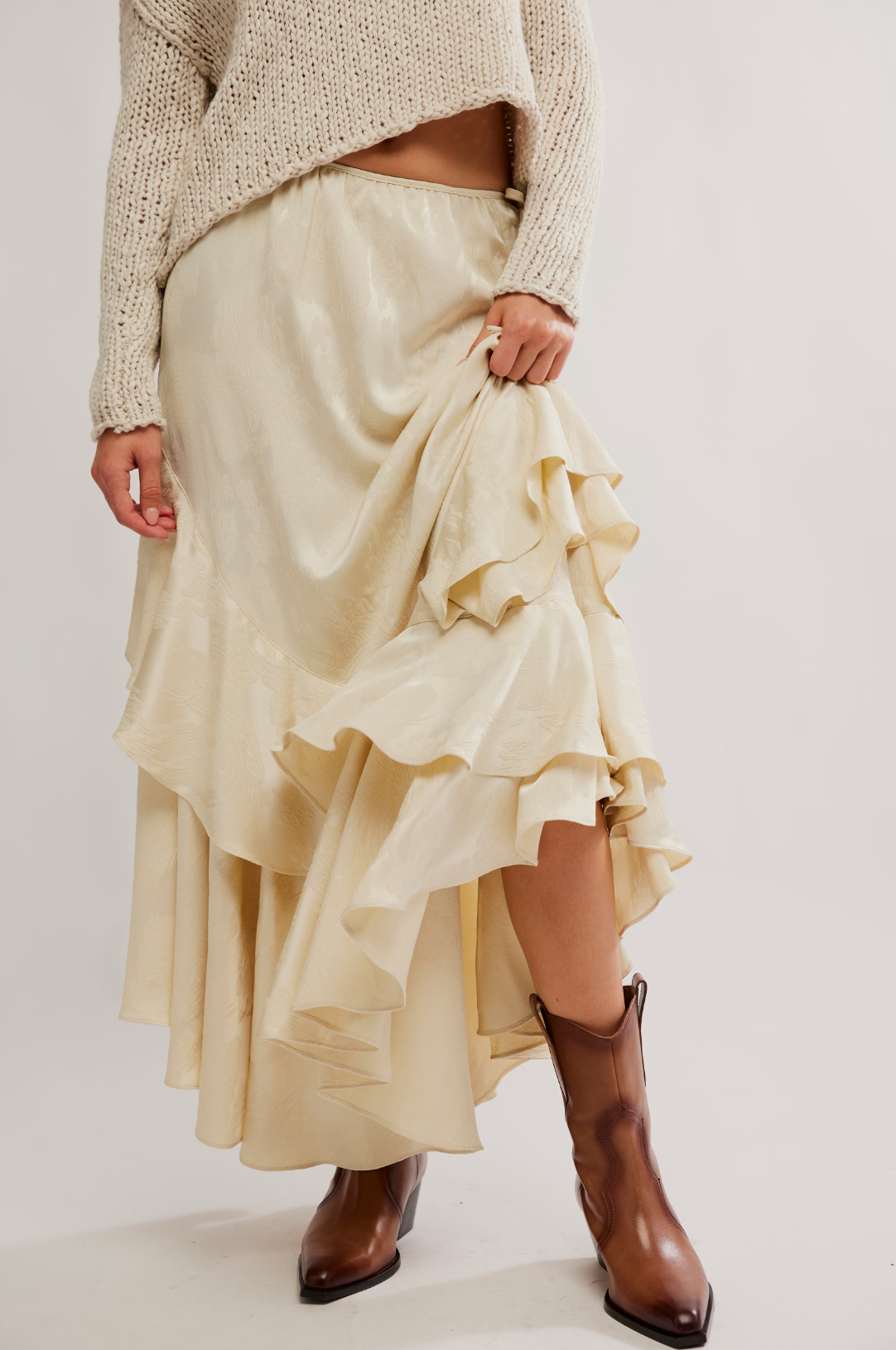 Autumn Promenade Maxi Skirt