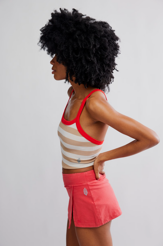 All Clear Striped Cami White Combo