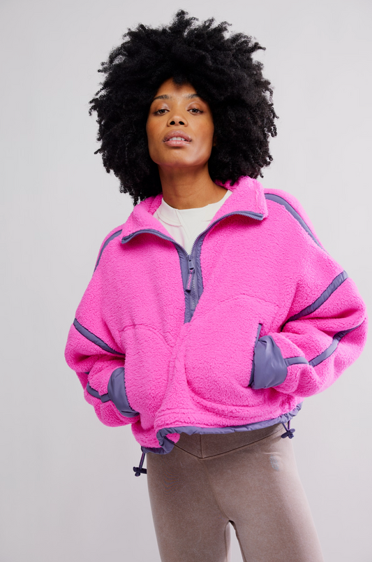 Mountain High Half Zip Fuschia