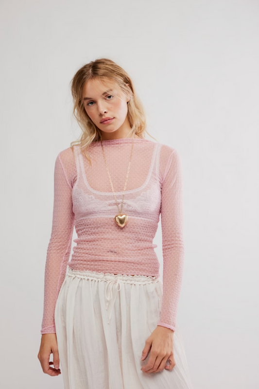 Minding My Business Top Tickled Pink